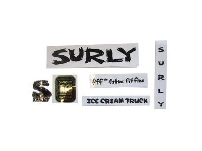 SURLY Decal Kits Ice Cream Truck Black