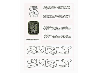 SURLY Decal Kits Ice Cream Truck White