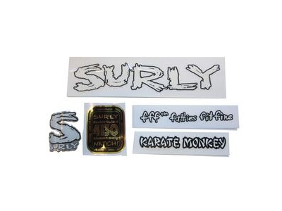 SURLY Decal Kits Karate Monkey White