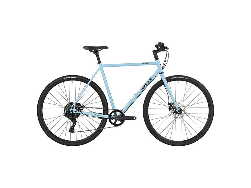 SURLY Preamble Flat Bar 1x8sp 650b Road/Commuter bike, Flat Bar, Disc Brake Skyrim Blue click to zoom image