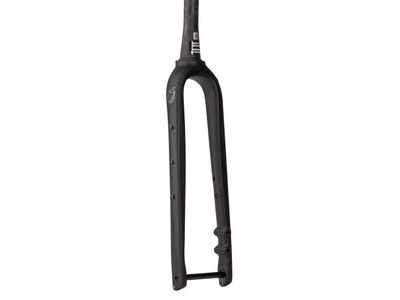 SALSA Waxwing Carbon Fork 700c, 110x15mm Thru-Axle, Tapered Steerer, Carbon, Flat Mount Disc