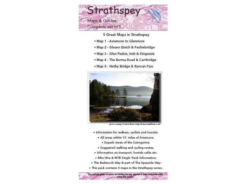 TRAILMAPS Strathspey Map Pack click to zoom image