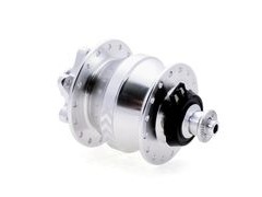 SP Dynamo PD8 - PL8 100mm disc brake dyno hub 32H Silver  click to zoom image