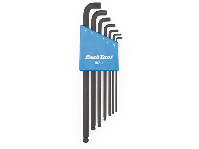 Park Tool HXS-3 Stubby Hex Wrench Set click to zoom image